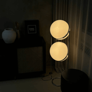 Gemini Dual Sphere Floor Lamp - CHAL